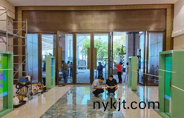 西安北客站贵宾通道铜门 西安北客站贵宾通道铜门