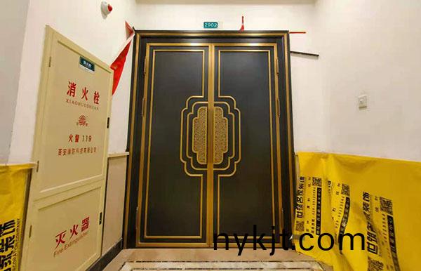 西安雅居乐小区入户铜门 西安雅居乐小区入户铜门