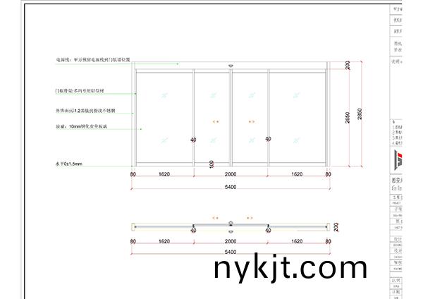 自动门设计图 自动门设计图