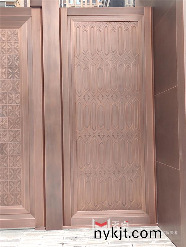 西安万象湾小区铜门实拍 西安万象湾小区铜门实拍