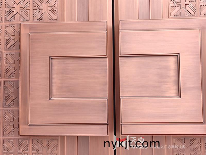 西安万象湾小区铜门实拍 西安万象湾小区铜门实拍