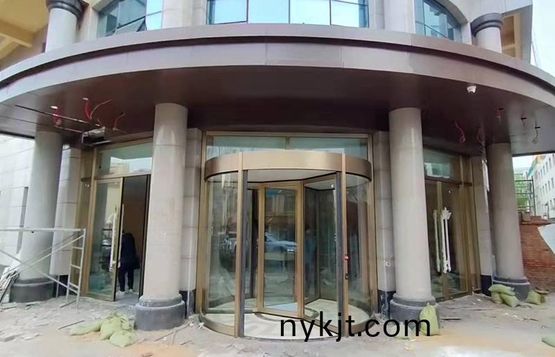 榆林银河宾馆三翼自动旋转门 榆林银河宾馆三翼自动旋转门