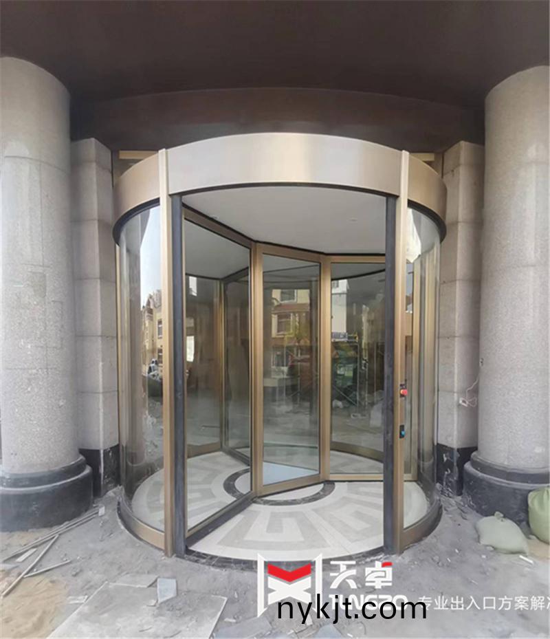 旋转门安装现场 旋转门安装现场
