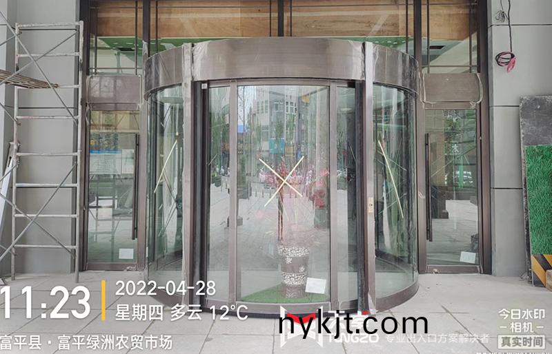 咸阳市秦觞.宴长安酒楼旋转门 咸阳市秦觞.宴长安酒楼旋转门