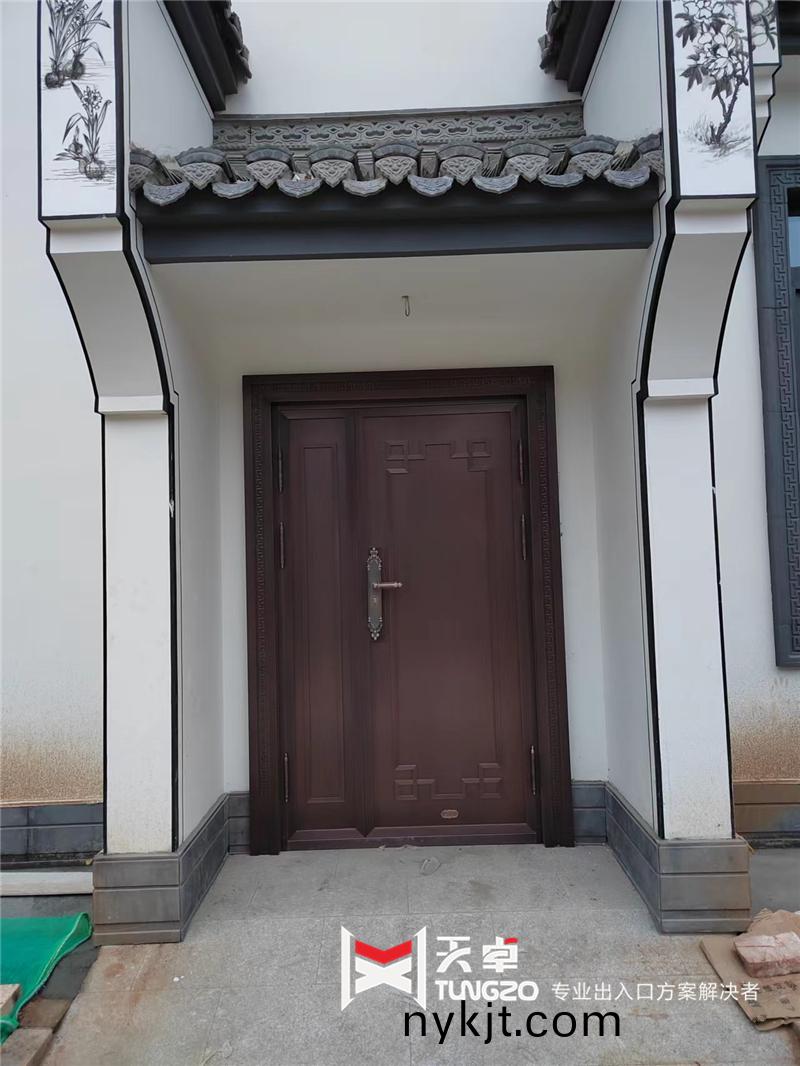 西安别墅自建房庭院铜门、入户铜门  西安别墅自建房庭院铜门、入户铜门