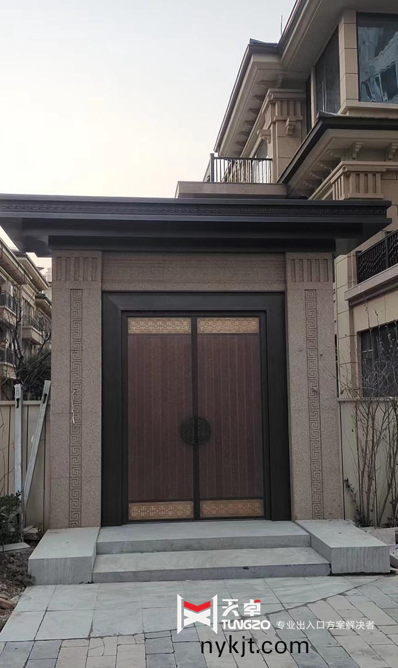 西安龙湖香醍小区铜大门 西安龙湖香醍小区铜大门