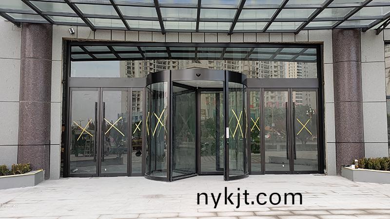 三翼自动旋转门,地弹门 三翼自动旋转门,地弹门