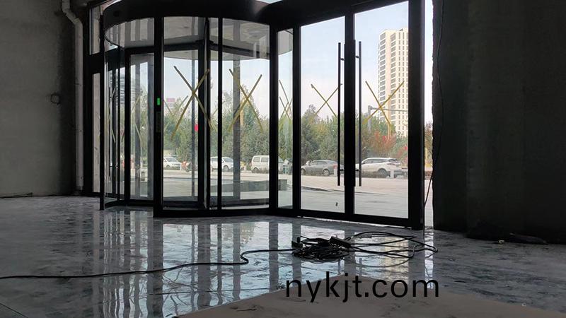 三翼自动旋转门,地弹门 三翼自动旋转门,地弹门