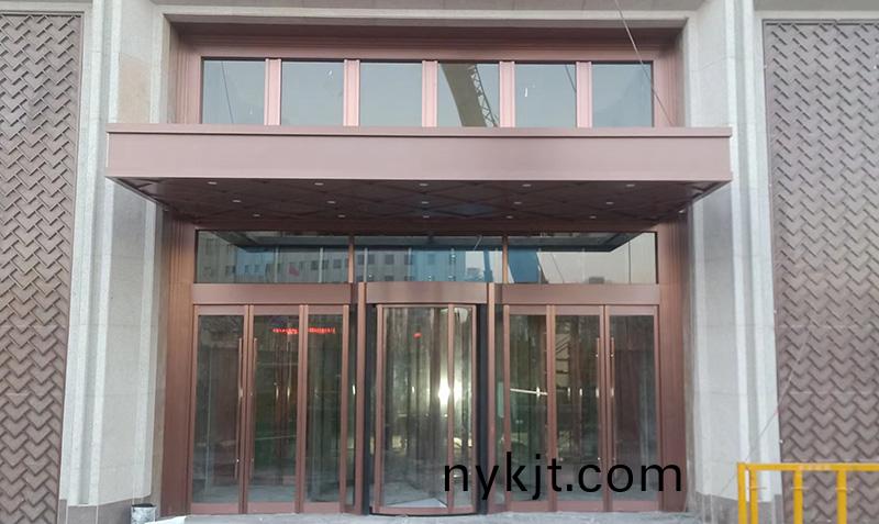 酒泉金塔锦程大酒店礼宴中心两翼旋转门 酒泉金塔锦程大酒店礼宴中心两翼旋转门