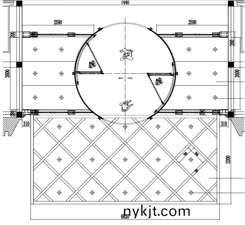 酒泉金塔锦程大酒店礼宴中心两翼旋转门 酒泉金塔锦程大酒店礼宴中心两翼旋转门