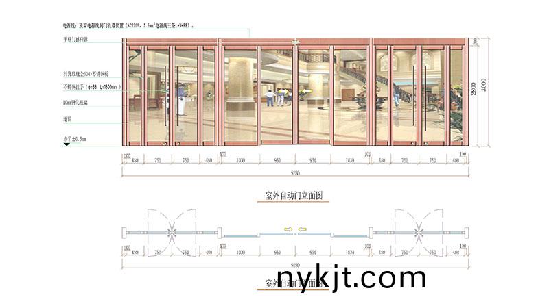 渭南澄县万丽酒店自动平移门 渭南澄县万丽酒店自动平移门