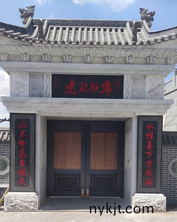 榆林神木市店塔镇自建房庭院铜门  榆林神木市店塔镇自建房庭院铜门