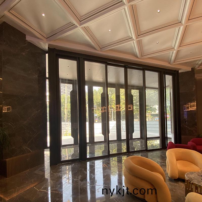 西安嘉园尚悦售楼中心自动门和雨棚 西安嘉园尚悦售楼中心自动门和雨棚