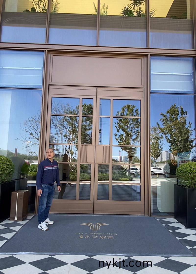 西安永安观棠售楼部地弹门 西安永安观棠售楼部地弹门